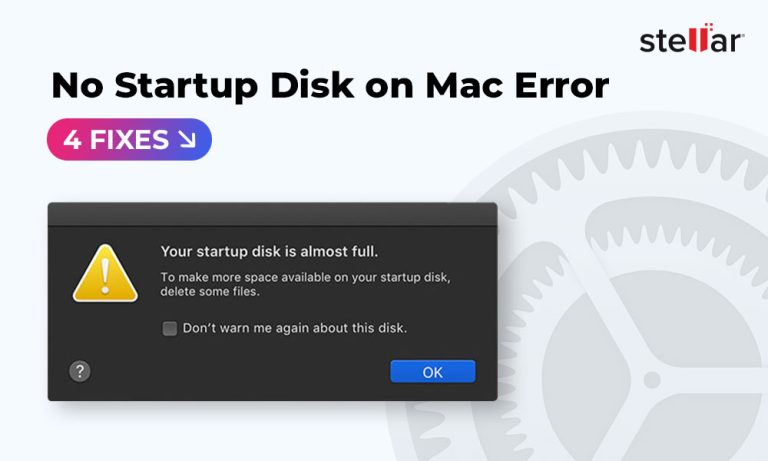 No Startup Disk on Mac Error