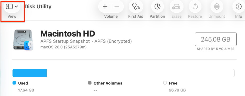 select Show All Devices