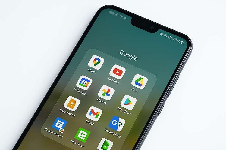 Google Apps on Screen