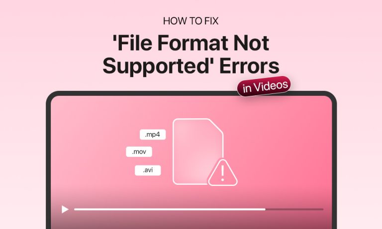 File Format Not Supported Error