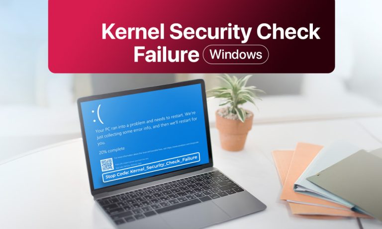 Fix the Kernel Security Check Failure