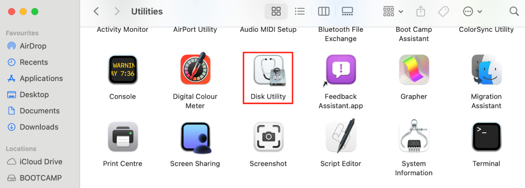 Disk Utility