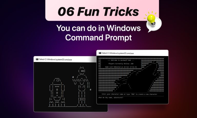 Fun Tricks You Can Do in Windows Command Prompt