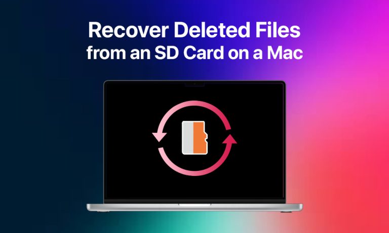Recover Deleted Files from an SD Card on a Mac