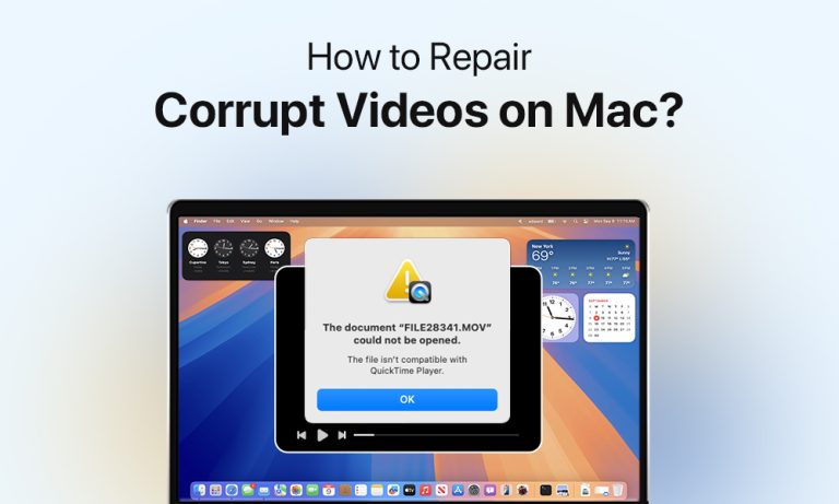 Repair Corrupt Videos on Mac
