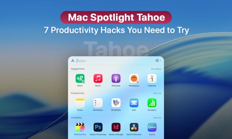Mac Spotlight Tahoe