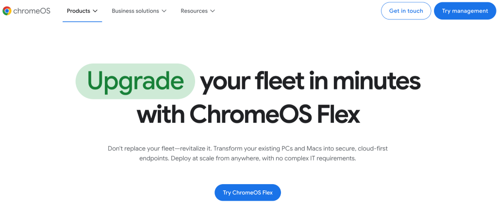 Switching to ChromeOS Flex