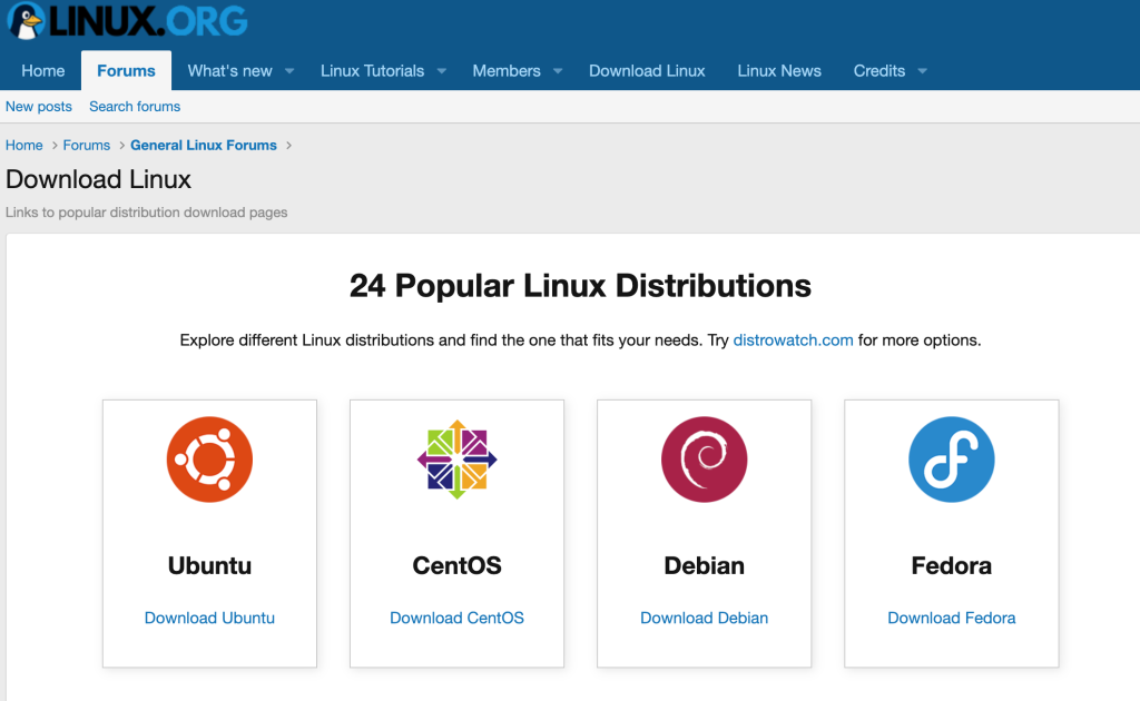 Linux migration 